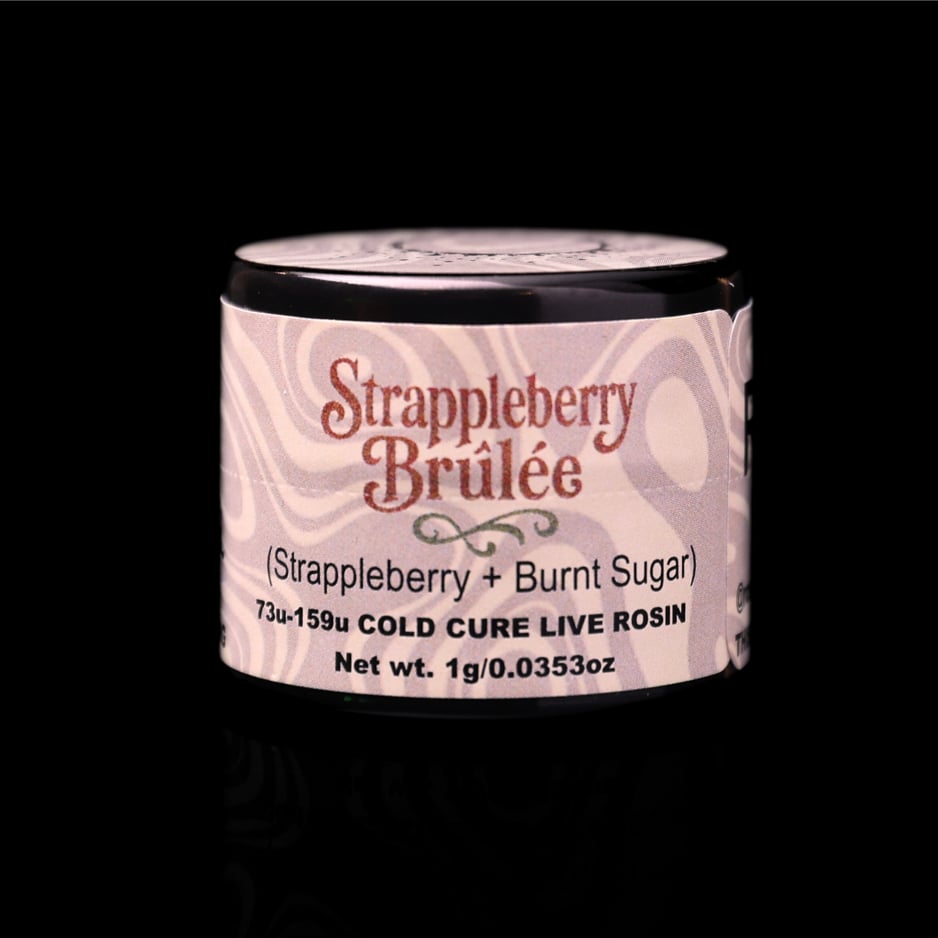 Strappleberry Brulee — Green Label Rosin